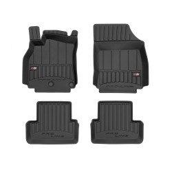Tappetini per auto Proline 3D compatibili con Renault Megane III 2008-2016 su misura in gomma | Note: non compatibile con versione Coupé | Set di tappetini premium | Materiale TPE durevole | Bordi più alti