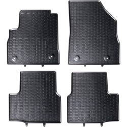 Tappetini per auto Geyer& Hosaja per Opel Astra K 2015-2022 su misura in gomma | Materiale resiste | Superficie antiscivolo | Impermeabile