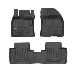 Tappetini per auto Proline 3D compatibili con Toyota Avensis III 2009-2018 su misura in gomma | Set di tappetini premium | Materiale TPE durevole | Bordi più alti