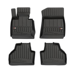 Tappetini per auto Proline 3D compatibili con BMW X3 F25 2010-2017 su misura in gomma | Tipo Auto: SUV | Set di tappetini premium | Materiale TPE durevole | Bordi più alti