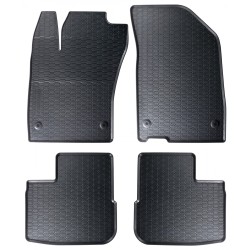 Tappetini per auto Geyer& Hosaja per Fiat Tipo dal 2015 in poi | Tipo di Auto: Berlina | su misura in gomma | Materiale resiste | Superficie antiscivolo | Impermeabile