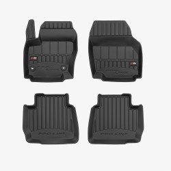 Tappetini per auto Proline 3D compatibili con Ford Mondeo IV 2007-2014 su misura in gomma | Note: distanza tra i bottoni 25,5 cm | Set di tappetini premium | Materiale TPE durevole | Bordi più alti