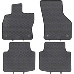 Tappetini per auto Geyer& Hosaja per Skoda Superb III dal 2015 in poi su misura in gomma | Materiale resiste | Superficie antiscivolo | Impermeabile