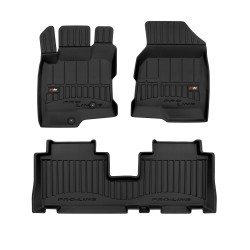 Tappetini per auto Proline 3D compatibili con Opel Antara 2006-2017 su misura in gomma | Tipo Auto: SUV | Set di tappetini premium | Materiale TPE durevole | Bordi più alti