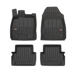 Tappetini per auto Proline 3D compatibili con Ford Fiesta VI 2008-2017 su misura in gomma | Note: distanza tra bottoni sul lato del conducente 25,5 cm