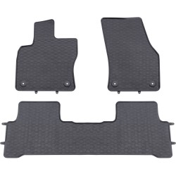 Tappetini compatibili con Volkswagen Touran II dal 2015 in poi, su misura in Gomma TPE