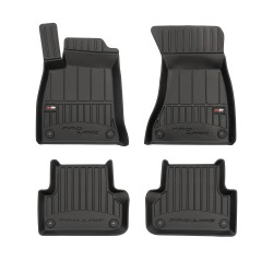 Tappetini per auto Proline 3D compatibili con Audi A5 Sportback F5 dal 2016 in poi su misura in gomma | Note: liftback | Set di tappetini premium | Materiale TPE durevole | Bordi più alti
