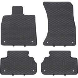 Tappetini per auto Geyer& Hosaja per Audi Q5 II dal 2016 in poi su misura in gomma | Materiale resiste | Superficie antiscivolo | Impermeabile