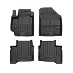 Tappetini per auto Proline 3D compatibili con Suzuki Swift VI dal 2017 in poi su misura in gomma | Tipo Auto: Hatchback | Set di tappetini premium | Materiale TPE durevole | Bordi più alti