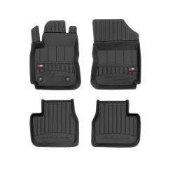 Tappetini per auto Proline 3D compatibili con Citroën C4 Cactus 2014-2020 su misura in gomma | Tipo Auto: Crossover | Set di tappetini premium | Materiale TPE durevole | Bordi più alti