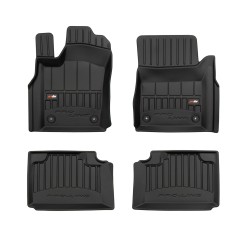 Tappetini per auto Proline 3D compatibili con Jeep Grand Cherokee IV 2010-2021 su misura in gomma | Tipo Auto: SUV | Set di tappetini premium | Materiale TPE durevole | Bordi più alti