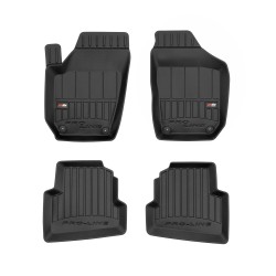 Tappetini per auto Proline 3D compatibili con Volkswagen Polo IV 2001-2009 su misura in gomma | Set di tappetini premium | Materiale TPE durevole | Bordi più alti