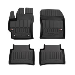 Tappetini per auto Proline 3D compatibili con Toyota Corolla XII dal 2018 in poi su misura in gomma | Note: non compatibile con versione Hatchback | Set di tappetini premium | Materiale TPE durevole | Bordi più alti