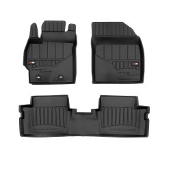 Tappetini per auto Proline 3D compatibili con Toyota Corolla X 2006-2013 su misura in gomma | Set di tappetini premium | Materiale TPE durevole | Bordi più alti