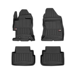 Tappetini per auto Proline 3D compatibili con Subaru XV II dal 2018 in poi su misura in gomma | Tipo Auto: Crossover | Set di tappetini premium | Materiale TPE durevole | Bordi più alti