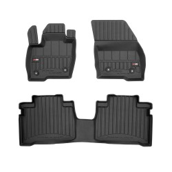 Tappetini per auto Proline 3D compatibili con Ford S-Max II dal 2014 in poi su misura in gomma | Tipo Auto: Minivan | Set di tappetini premium | Materiale TPE durevole | Bordi più alti