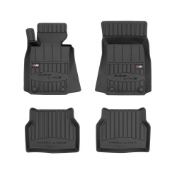 Tappetini per auto Proline 3D compatibili con BMW Serie 5 E39 1995-2003 su misura in gomma | Set di tappetini premium | Materiale TPE durevole | Bordi più alti