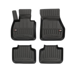 Tappetini per auto Proline 3D compatibili con BMW X1 F48 2015-2022 su misura in gomma | Tipo Auto: Crossover | Set di tappetini premium | Materiale TPE durevole | Bordi più alti