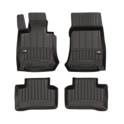 Tappetini per auto Proline 3D compatibili con Mercedes-Benz GLC C253 dal 2016 in poi su misura in gomma | Tipo Auto: SUV Coupé | Set di tappetini premium | Materiale TPE durevole | Bordi più alti