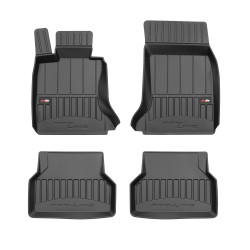 Tappetini per auto Proline 3D compatibili con BMW Serie 5 E60 2003-2010 su misura in gomma | Tipo Auto: Berlina | Set di tappetini premium | Materiale TPE durevole | Bordi più alti