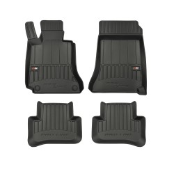 Tappetini per auto Proline 3D compatibili con Mercedes-Benz Classe C W204 2007-2014 su misura in gomma | Set di tappetini premium | Materiale TPE durevole | Bordi più alti