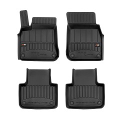 Tappetini per auto Proline 3D compatibili con Volkswagen Touareg III dal 2018 in poi su misura in gomma | Tipo Auto: SUV | Set di tappetini premium | Materiale TPE durevole | Bordi più alti