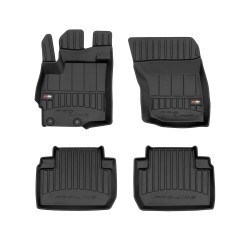 Tappetini per auto Proline 3D compatibili con Mitsubishi Outlander III 2012-2022 su misura in gomma | Note: non compatibile con versione PHEV | Tipo Auto: SUV | Set di tappetini premium | Materiale TPE durevole | Bordi più alti