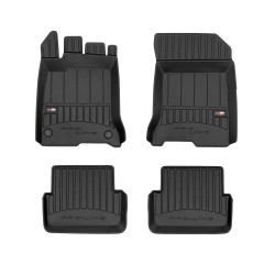 Tappetini per auto Proline 3D compatibili con Renault Laguna III 2007-2015 su misura in gomma | Set di tappetini premium | Materiale TPE durevole | Bordi più alti