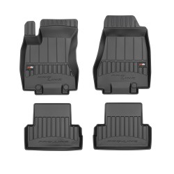 Tappetini per auto Proline 3D compatibili con Nissan X-Trail II 2008-2013 su misura in gomma | Tipo Auto: SUV | Set di tappetini premium | Materiale TPE durevole | Bordi più alti