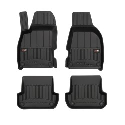 Tappetini per auto Proline 3D compatibili con Audi A4 B6 2000-2006 su misura in gomma | Set di tappetini premium | Materiale TPE durevole | Bordi più alti