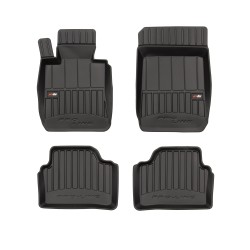 Tappetini per auto Proline 3D compatibili con BMW Serie 3 E90 2004-2012 su misura in gomma | Note: non compatibile con versione xDrive | Tipo Auto: Berlina | Set di tappetini premium | Materiale TPE durevole | Bordi più alti