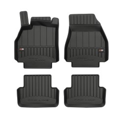 Tappetini per auto Proline 3D compatibili con Renault Megane II 2002-2009 su misura in gomma | Set di tappetini premium | Materiale TPE durevole | Bordi più alti