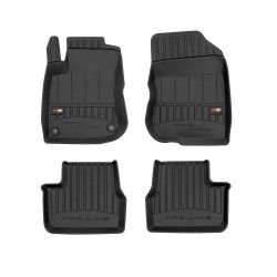 Tappetini per auto Proline 3D compatibili con Peugeot 2008 I 2013-2019 su misura in gomma | Tipo Auto: Crossover | Set di tappetini premium | Materiale TPE durevole | Bordi più alti