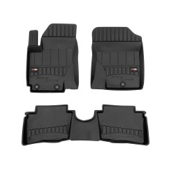 Tappetini per auto Proline 3D compatibili con Hyundai i20 I 2008-2015 su misura in gomma | Tipo Auto: Hatchback | Set di tappetini premium | Materiale TPE durevole | Bordi più alti