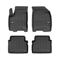Tappetini per auto Proline 3D compatibili con Chevrolet Aveo II 2007-2011 su misura in gomma | Set di tappetini premium | Materiale TPE durevole | Bordi più alti