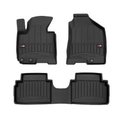 Tappetini per auto Proline 3D compatibili con Hyundai ix35 I 2009-2015 su misura in gomma | Tipo Auto: SUV | Set di tappetini premium | Materiale TPE durevole | Bordi più alti