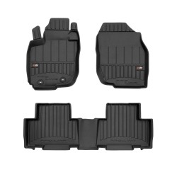 Tappetini per auto Proline 3D compatibili con Toyota RAV4 III 2005-2012 su misura in gomma | Tipo Auto: SUV | Set di tappetini premium | Materiale TPE durevole | Bordi più alti