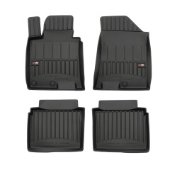 Tappetini per auto Proline 3D compatibili con Hyundai i40 2011-2019 su misura in gomma | Set di tappetini premium | Materiale TPE durevole | Bordi più alti