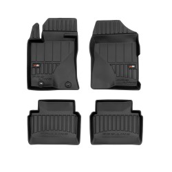 Tappetini per auto Proline 3D compatibili con Toyota Avensis II 2003-2009 su misura in gomma | Set di tappetini premium | Materiale TPE durevole | Bordi più alti