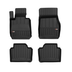 Tappetini per auto Proline 3D compatibili con BMW Serie 3 F30 2011-2018 su misura in gomma | Note: non compatibile con versione xDrive | Tipo Auto: Berlina | Set di tappetini premium | Materiale TPE durevole | Bordi più alti