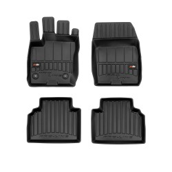 Tappetini per auto Proline 3D compatibili con Ford Tourneo Courier dal 2014 in poi su misura in gomma | Tipo Auto: Combivan | Set di tappetini premium | Materiale TPE durevole | Bordi più alti