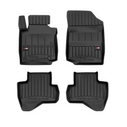 Tappetini per auto Proline 3D compatibili con Peugeot 107 2005-2014 su misura in gomma | Tipo Auto: Hatchback | Set di tappetini premium | Materiale TPE durevole | Bordi più alti