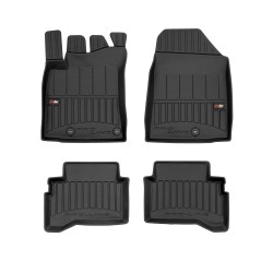 Tappetini per auto Proline 3D compatibili con Hyundai Ioniq 2016-2022 su misura in gomma | Note: liftback, non compatibile con versione PHEV | Set di tappetini premium | Materiale TPE durevole | Bordi più alti