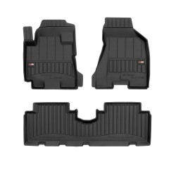 Tappetini per auto Proline 3D compatibili con Hyundai Tucson I 2004-2009 su misura in gomma | Note: senza bottoni | Tipo Auto: SUV | Set di tappetini premium | Materiale TPE durevole | Bordi più alti