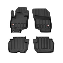 Tappetini per auto Proline 3D compatibili con Mitsubishi Outlander III 2012-2022 su misura in gomma | Note: PHEV | Tipo Auto: SUV | Set di tappetini premium | Materiale TPE durevole | Bordi più alti