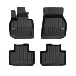 Tappetini per auto Proline 3D compatibili con BMW X3 G01 dal 2017 in poi su misura in gomma | Tipo Auto: SUV | Set di tappetini premium | Materiale TPE durevole | Bordi più alti