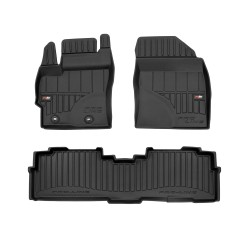 Tappetini per auto Proline 3D compatibili con Toyota Verso 2009-2018 su misura in gomma | Tipo Auto: Minivan | Set di tappetini premium | Materiale TPE durevole | Bordi più alti