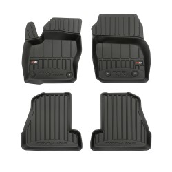 Tappetini per auto Proline 3D compatibili con Ford Focus III 2010-2019 su misura in gomma | Set di tappetini premium | Materiale TPE durevole | Bordi più alti