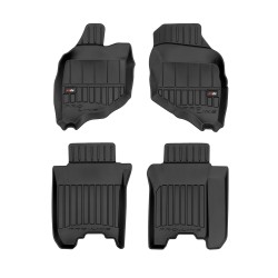 Tappetini per auto Proline 3D compatibili con Honda Jazz II 2001-2008 su misura in gomma | Tipo Auto: Hatchback | Set di tappetini premium | Materiale TPE durevole | Bordi più alti