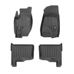 Tappetini per auto Proline 3D compatibili con Jeep Grand Cherokee III 2004-2010 su misura in gomma | Tipo Auto: SUV | Set di tappetini premium | Materiale TPE durevole | Bordi più alti